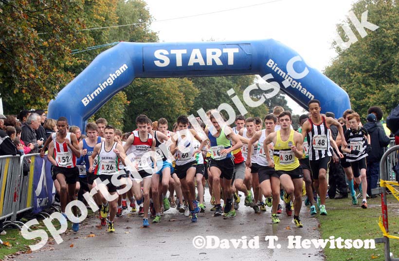 Start of the under-17 men. Photo: David T. Hewitson/Sports for All Pics
